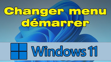 Comment changer le menu démarrer de Windows 11 et le remettre à gauche