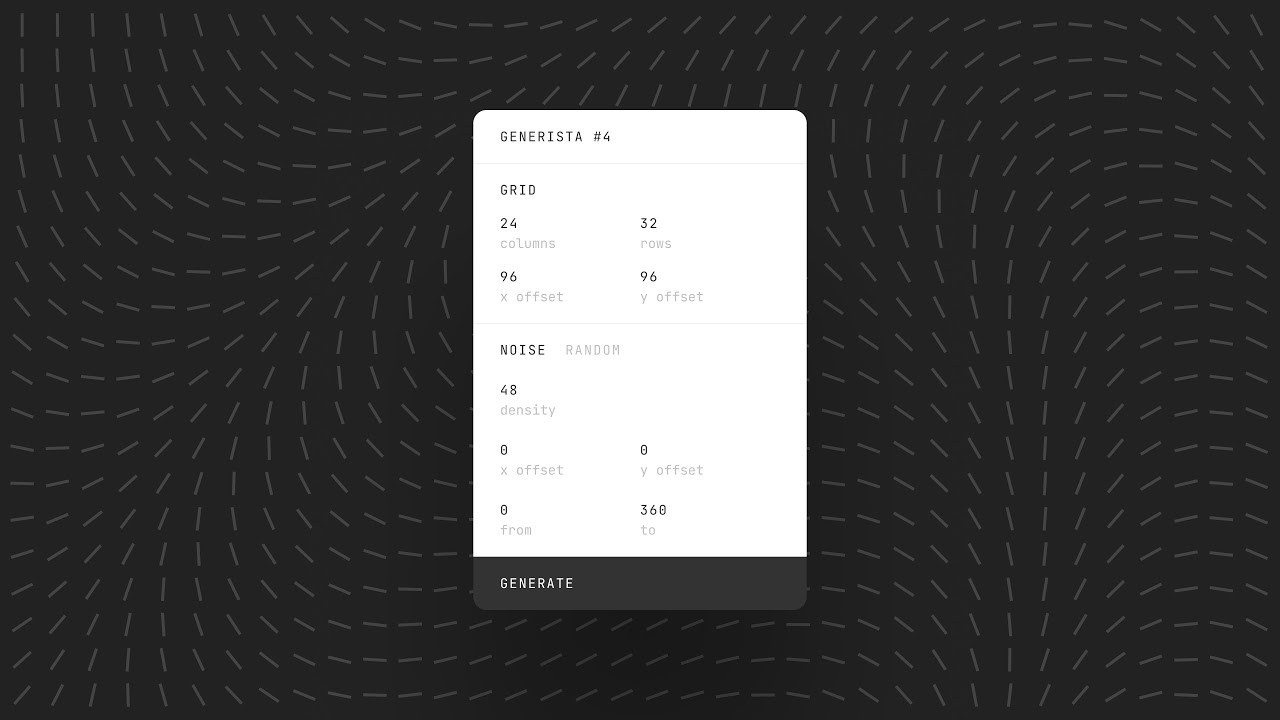 Generista: a Figma Plugin for creating Generative Artwork and Patterns ...