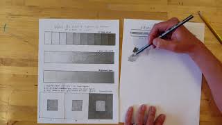 Value scale with the Ebony Pencil