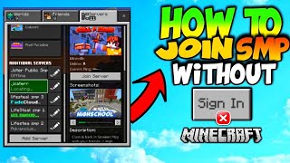How to Join SMP Without Sign in Minecraft PE 1.20 | How to Join Public Smp Server Minecraft PE 1.20 screenshot 3
