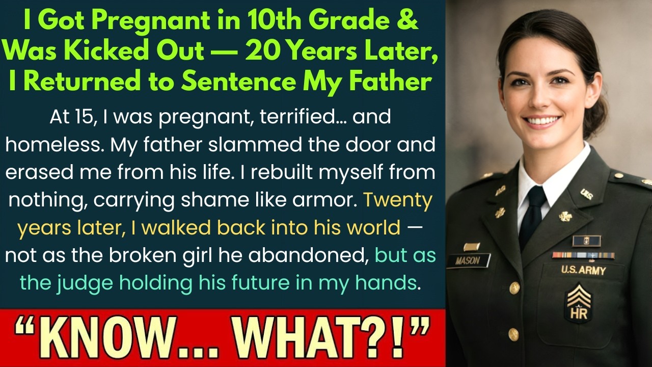 I Got Pregnant in 10th Grade & Was Kicked Out — 20 Years Later, I Returned to Sentence My Father