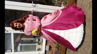 Ariel pink dress costume preview video