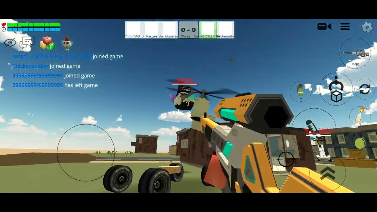 When Vannamelon plays chicken gun 