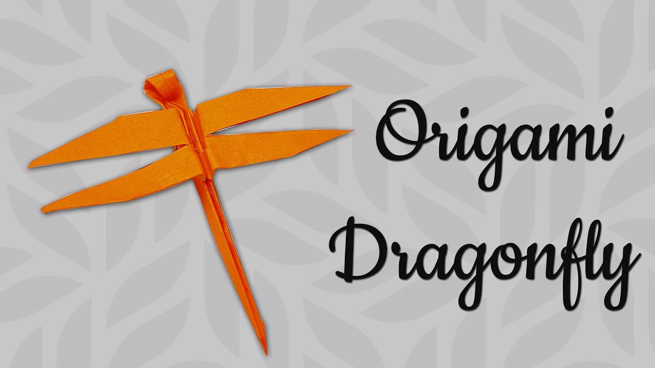 How To Make Paper Dragonfly | Origami Dragonfly