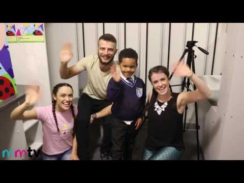 Minimasters visit the Ben &amp; Holly cast backstage