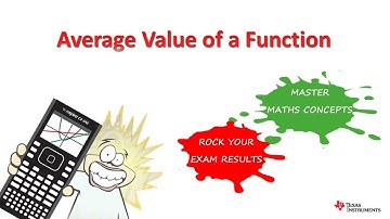 Average Value of a Function - Mathematical Methods Exam Readiness - TI-Nspire
