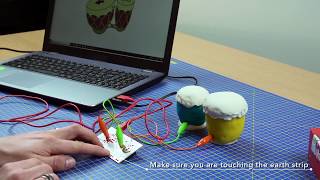 MakeyMakey Play Dough Bongos