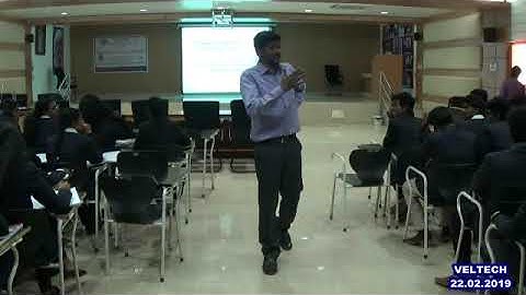 VELTECH (OWNED BY RS TRUST) DEPT OF ECE  GUEST LECTURE 22.02.2019
