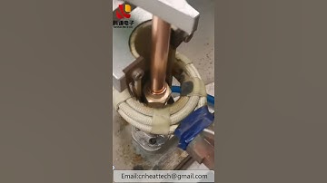 Rotary automatic high frequency induction brazing machine for air condition copper pipe