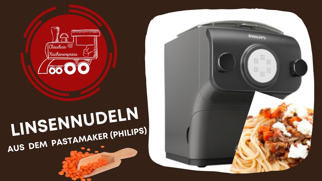 ❤ LINSENNUDELN aus dem PASTA MAKER (Philips) - die Proteinbomben 💣