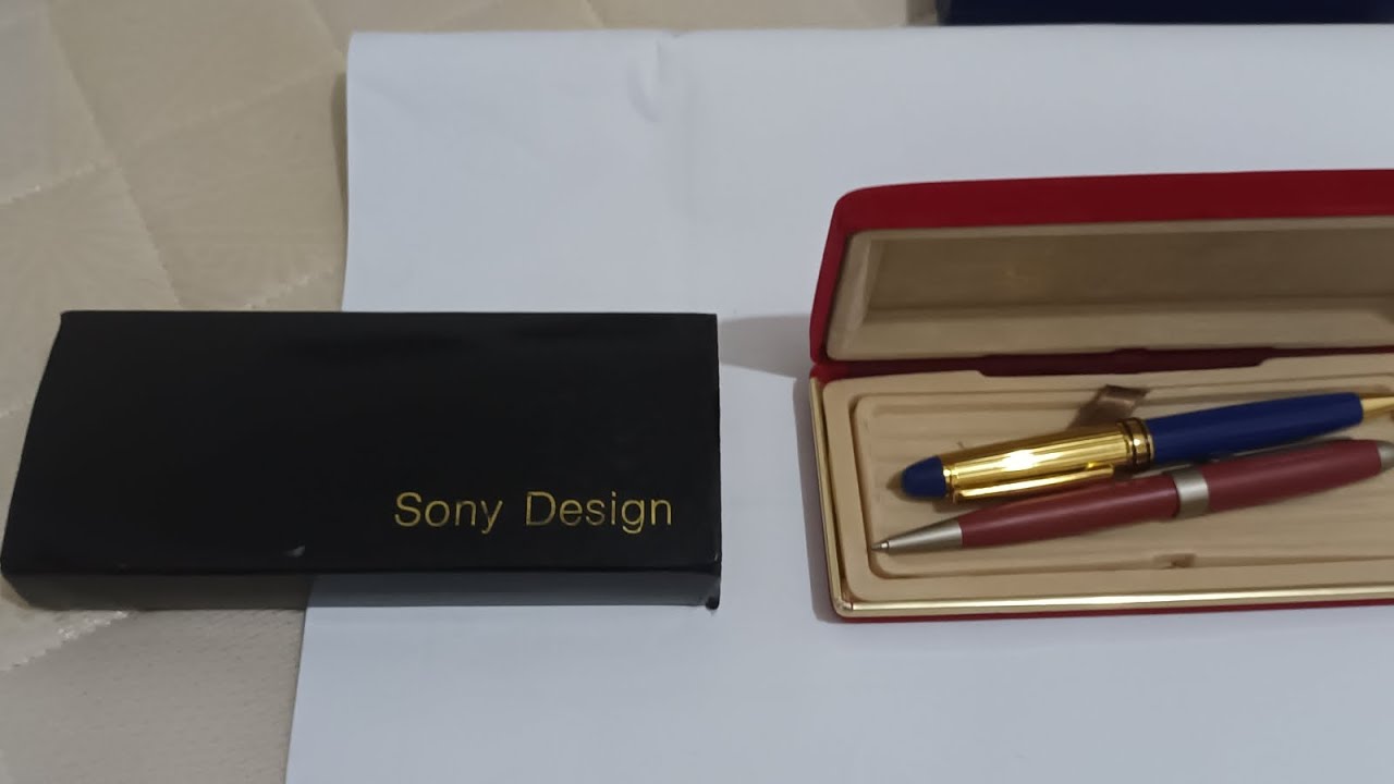 DISPLAY PRODUCT NO 910 : 5 GIFT PENS ( Include 2 Boxes ) Preloved 