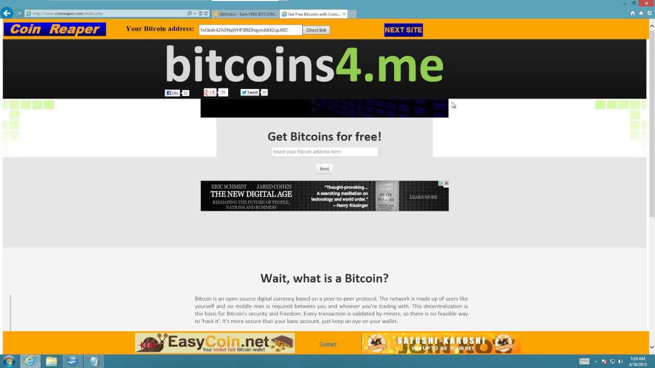 how to get a lot of bitcoins for free