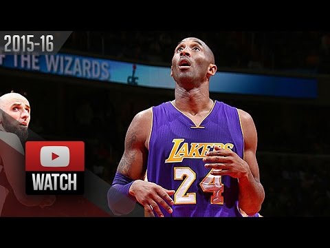 Kobe Bryant Full Highlights At Wizards 2015 12 02 31 Pts Clutch SHOWTIME