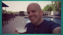 Guy Shares Summer Resolutions at Four Points Sheraton Aqua Pool Bar in Tallahassee 