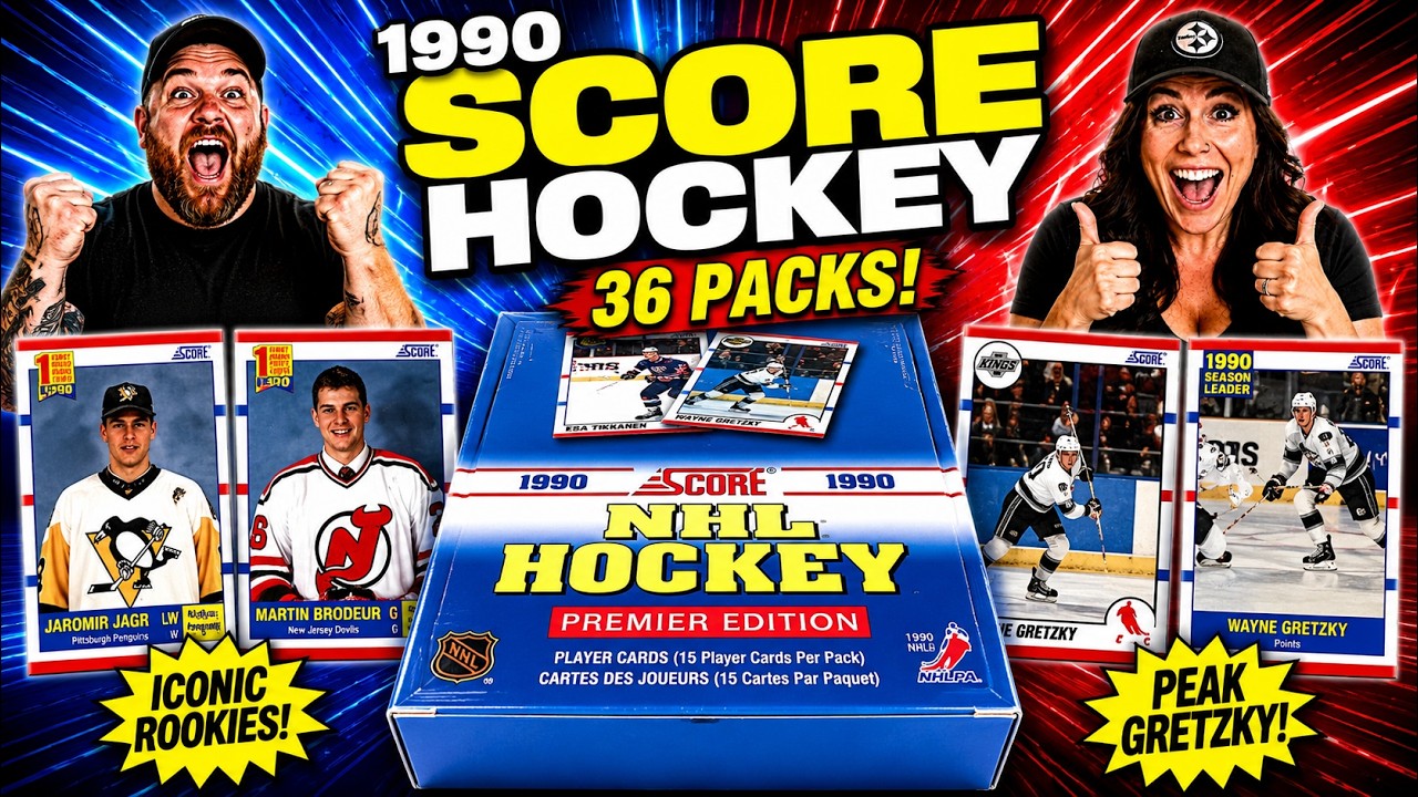 1990 Score Hockey Box Opening + MONKEY MAN BINGO GIVEAWAY! 🏒📦