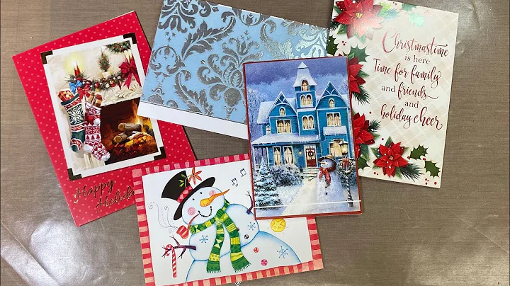 Riciclo creativo delle cartoline di Natale