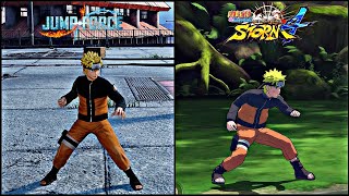 Naruto Comparison Jump Force Vs Naruto Ultimate Ninja Storm 4