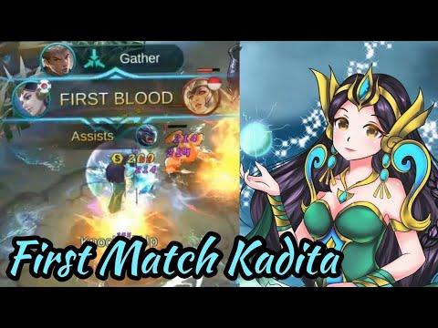 My Kadita First Ever Match [HAPPY NEW YEAR 2019] - Mobile Legends @rookiegaming474