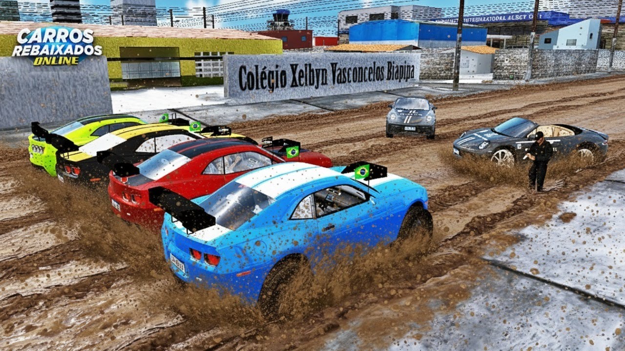 CARROS REBAIXADOS ONLINE | ROLE DOS ALUNOS CAMARO DE TRILHA E CHEGOU AS VT!