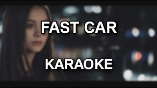 Video thumbnail of "Jasmine Thompson - Fast car [karaoke/instrumental] - Polinstrumentalista"