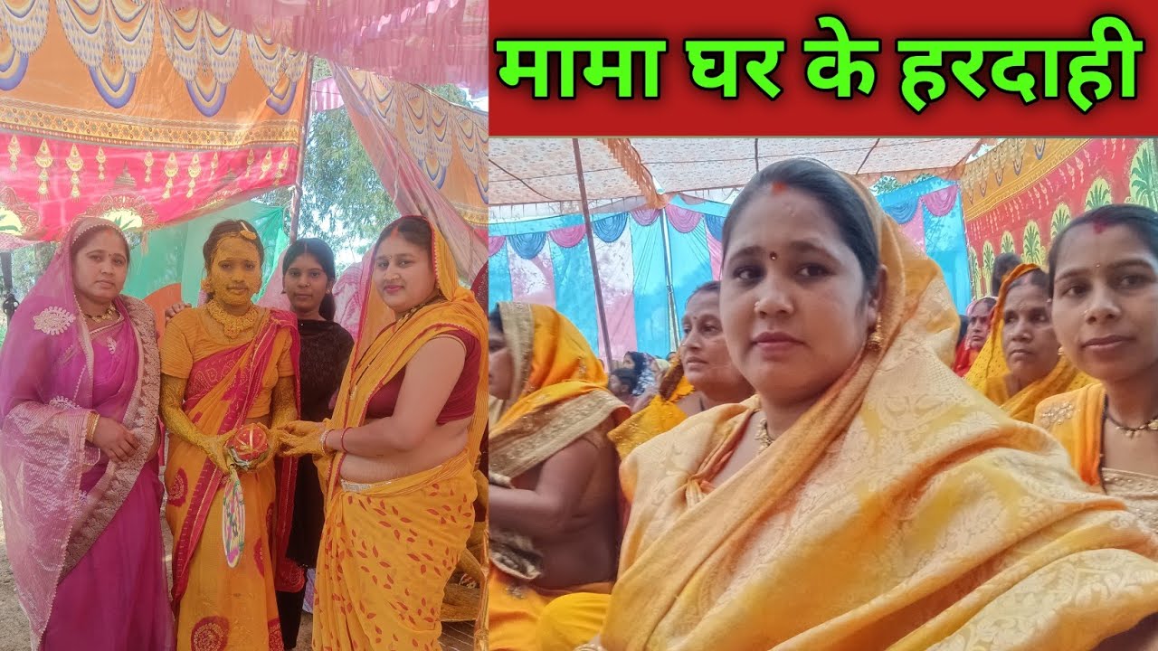 Mama ke Ghar Hardiyahi || CG vlog video 🥰#vlogger 