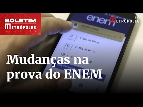 Enem: faltando 6 dias, saiba as principais mudanças do exame | Boletim Metrópoles 2º