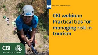 Webinar: Practical tips for managing risk in tourism