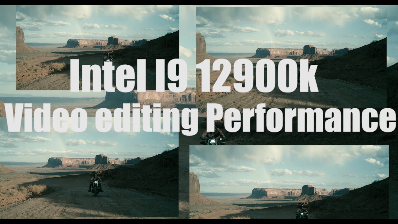 Intel i9 12900k Video Editing Performance in premiere pro // Best