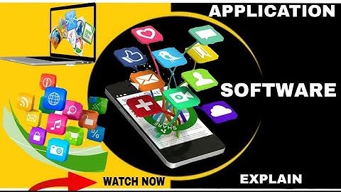 application software explanation | application software in urdu | What are Application Software