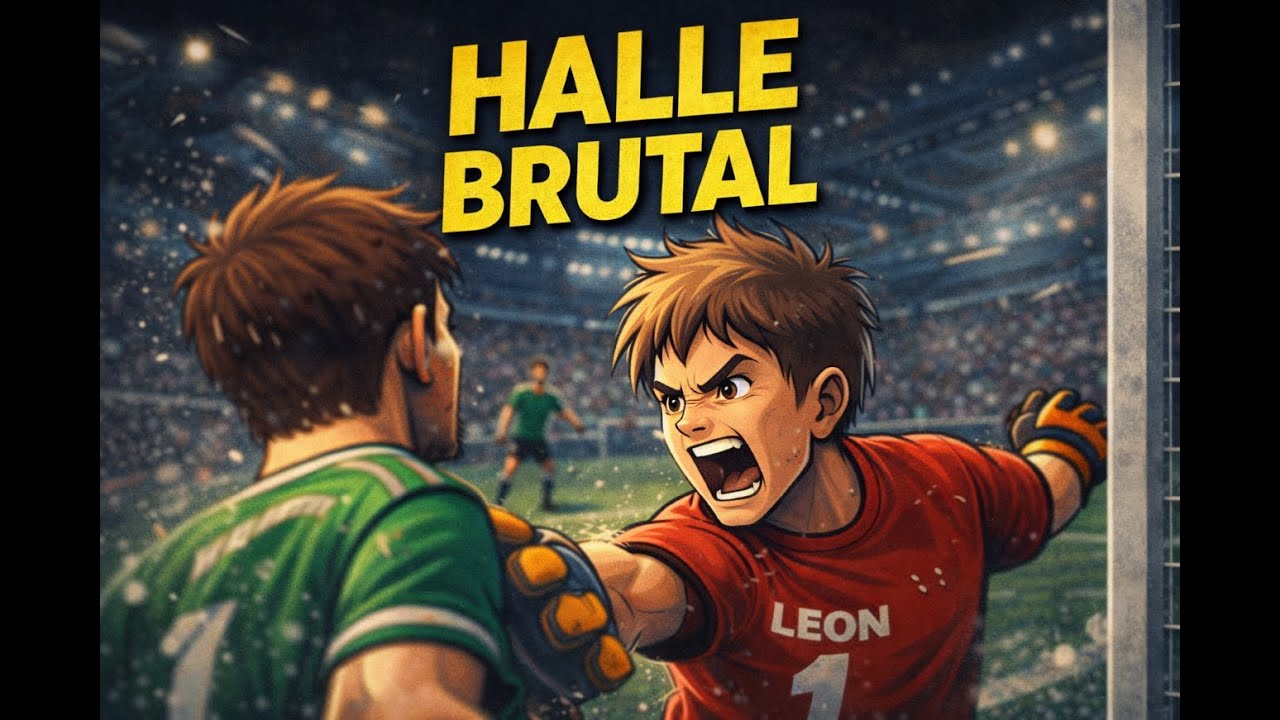 HALLE BRUTAL – Torwart verletzt… dann spiele ich FELD