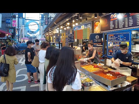 【UHD】 4K Gyeonggi-do Korea Walk-Guri Traditional Market District in the  Evening (Sep.2021) (EP.166)