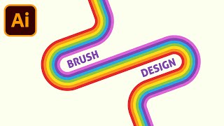 How To Create A Rainbow Art Brush In Adobe Illustrator by DiaGraphics 521 views 4 months ago 2 minutes, 4 seconds