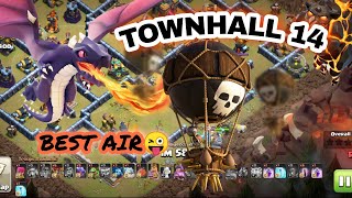 SUPER EASY AIR ATTACK || Town Hall 14 || Attack Strategy