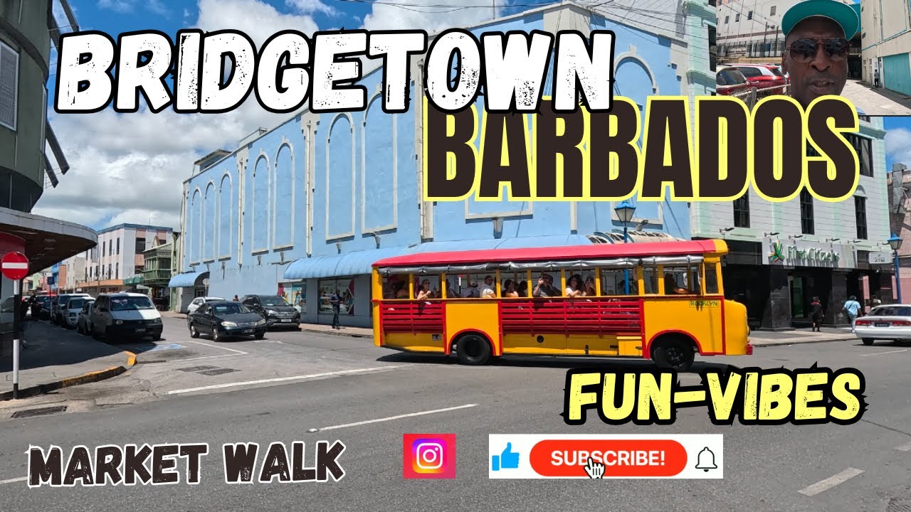 Enjoying Bridgetown’s shopping area, street market,local shops,walkntalk, loving de vibes an energy