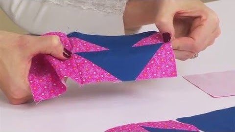 From the Sizzix Quilting Workshop: Quilting with the Sizzix Geese Crossing Die