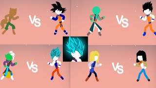 Stick Shadow War Fight JOGO PARECIDO COM DRAGON BALL Z GAMEPLAY PT BR ANDROID screenshot 4