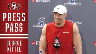 George Kittle Takes Pride In Blocking For Rushing Offense | 49ers