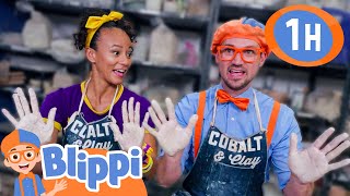 blippi s clay masterpiece blippi learns something new learning