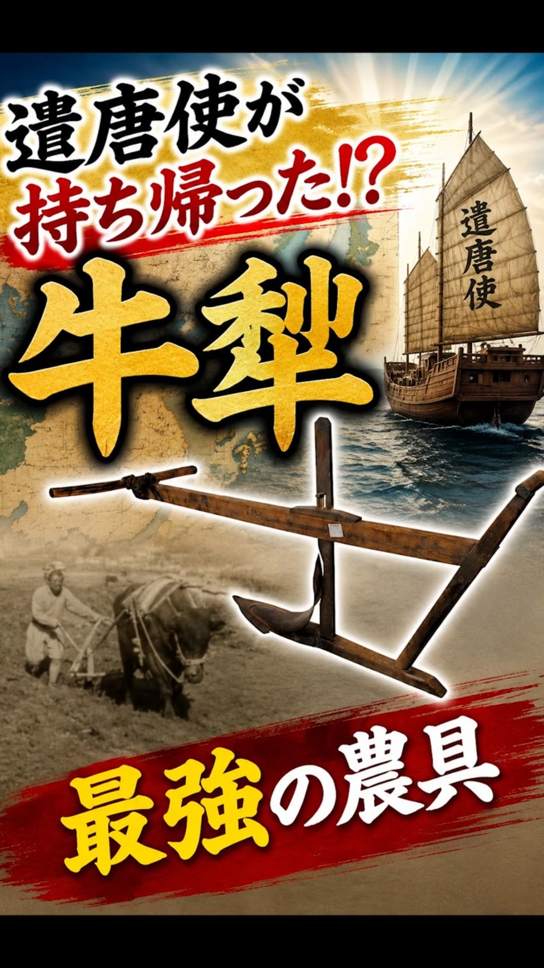 Ox Plow] The strongest farming tool that has remained unchanged