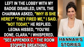 They Disabled My Badge and Left Me in the Lobby—Then the Chairman Said, Not Today
