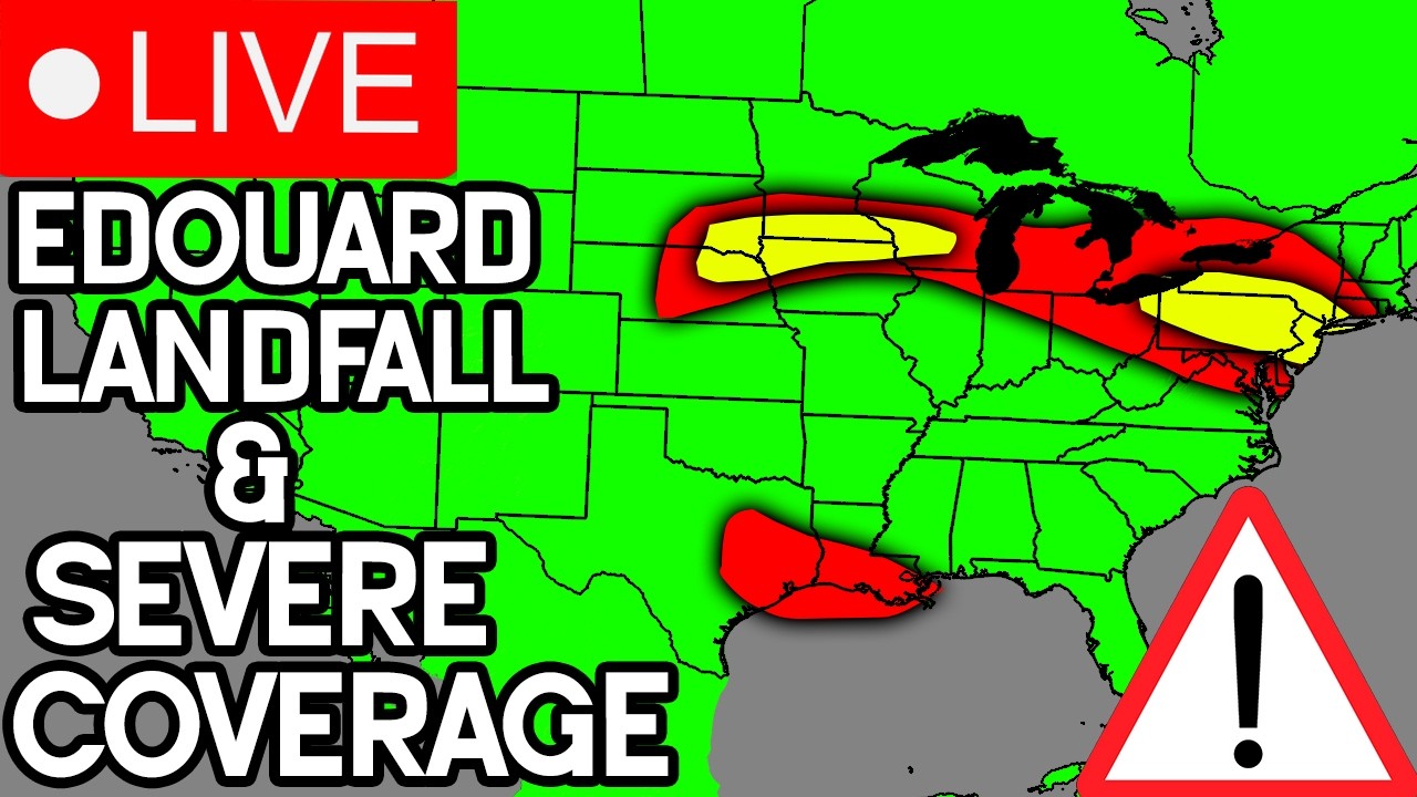 Breaking: Edouard Making Landfall Along The Texas/Louisiana Coastline