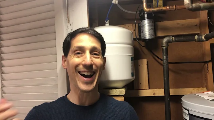 How to: Reverse osmosis filter to fridge with pump and dampener tank