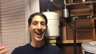 How to: Reverse osmosis filter to fridge with pump and dampener tank