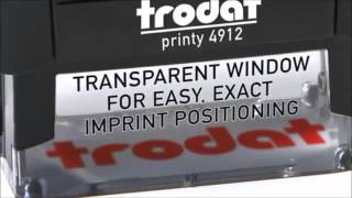 Trodat Printy 4.0 rubber stamp features