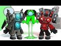 Chibi Skibidi Multiverse: Mini Crewmate Kills Chibi Agents | Among Us Animation