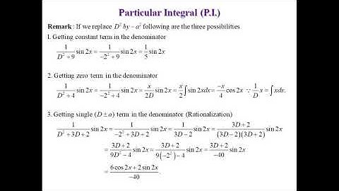 P.I. X=sinax or cosax