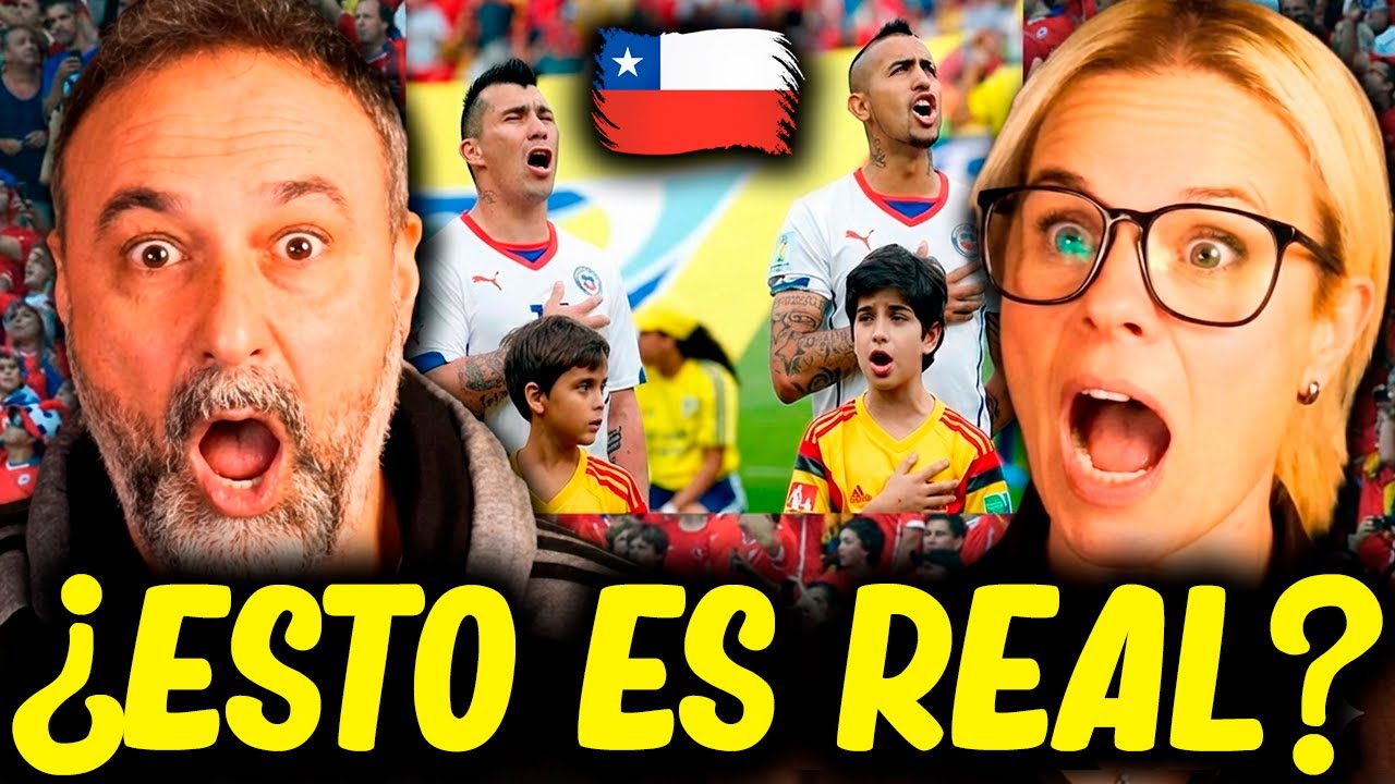 ESPAÑOLA queda en SHOCK con el HIMNO de CHILE en MARACANÁ 😱