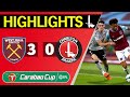 WEST HAM 3-0 CHARLTON | Carabao Cup Highlights (September 2020)