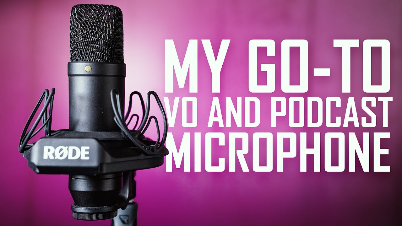 RODE NT1 microphone for podcast, voice over, livestream, and Zoom calls 