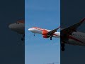 Easyjet plane from Bristol airport